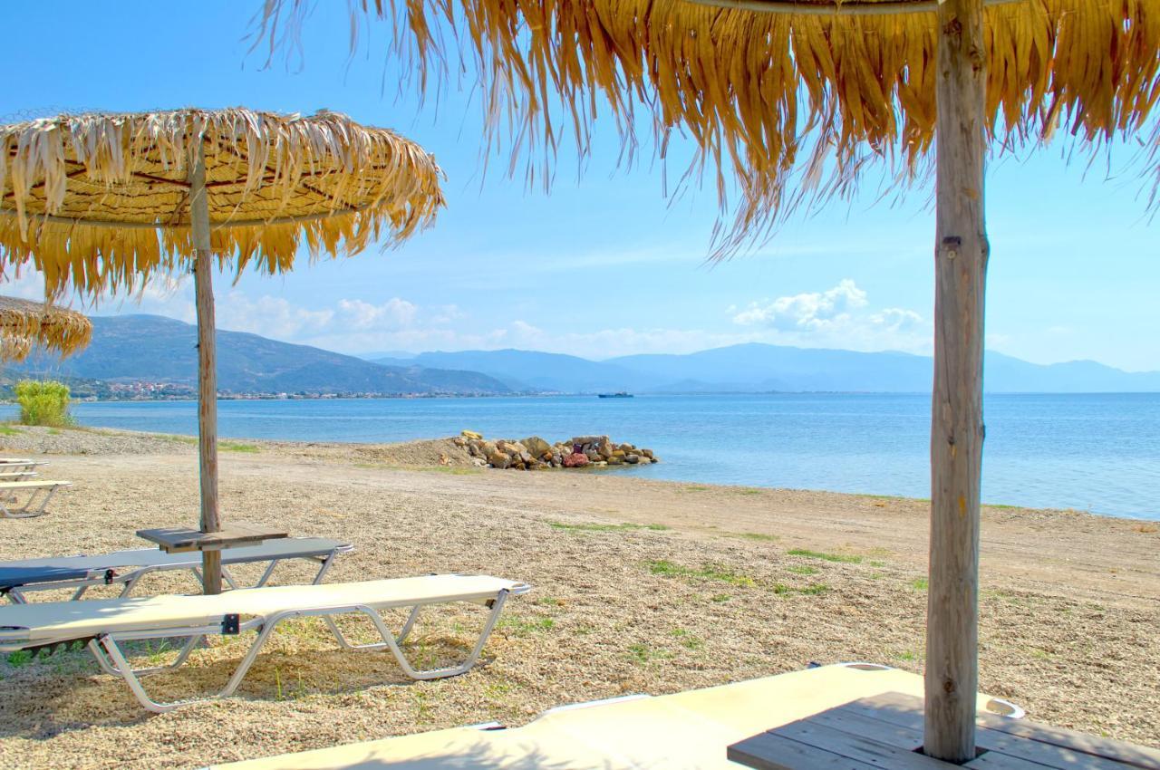 Epipleon Luxury Suites -104- Δωμάτιο 35Τμ Με Βεράντα 35Τμ Μπροστά Στη Θάλασσα Nafpaktos Dış mekan fotoğraf